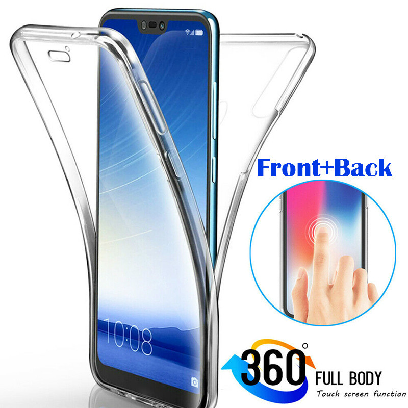 Clear Phone Case 360 Degree Full Protection For Samsung Galaxy_voghion.com