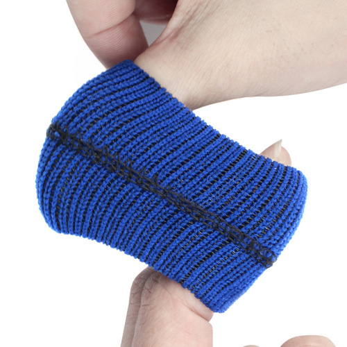 Factory Wholesale Sports Basketball Knit Finger Guard Blue Black Universal Finger Joint Guard Four Seasons Men Women Cross-border