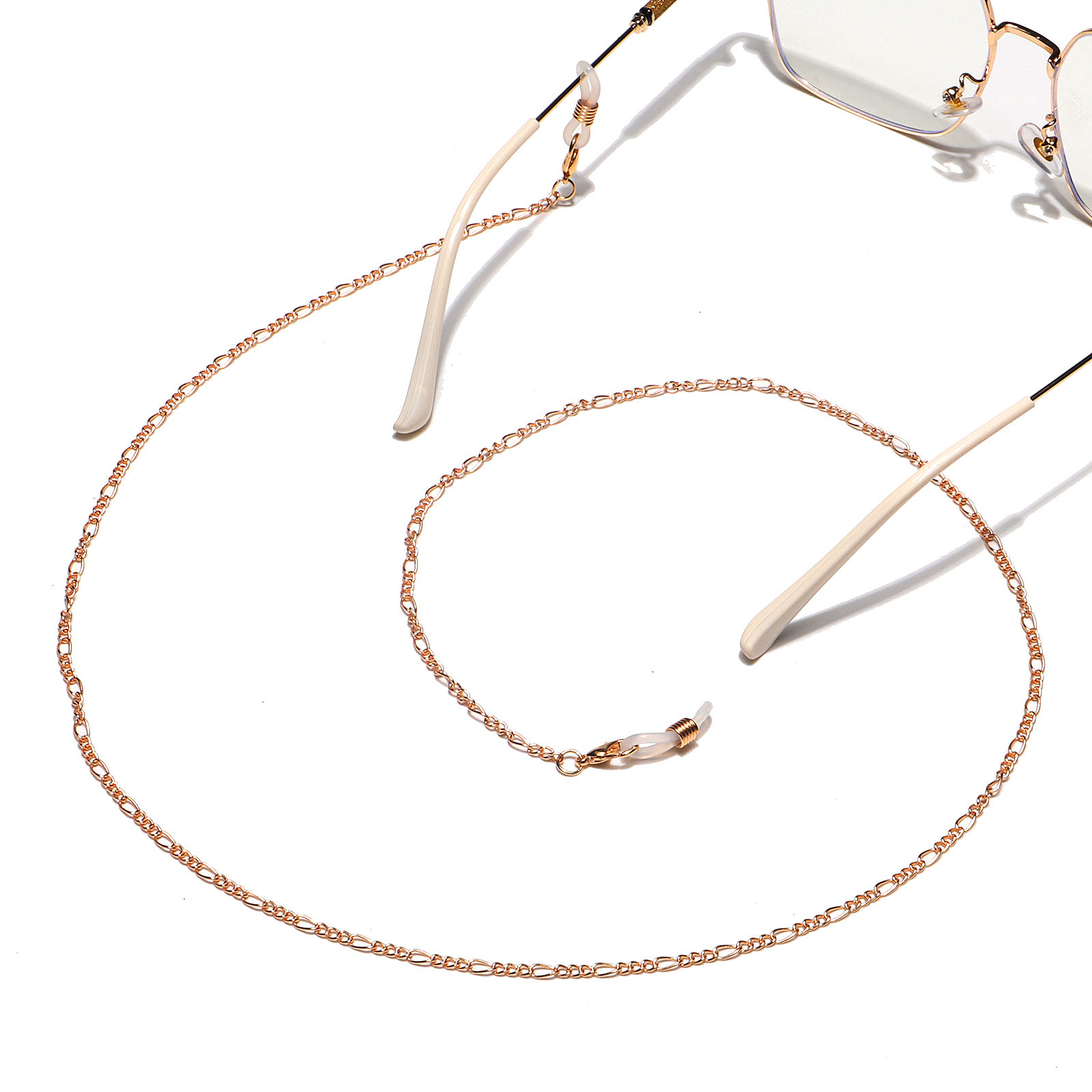 12g Weight Metal Material Gold Color Fashion Non-slip Glasses Chain 3