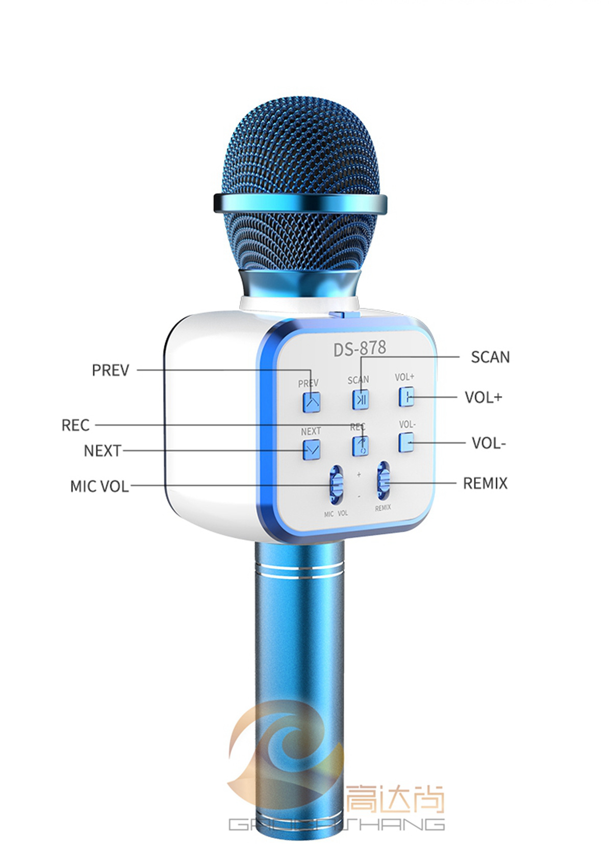 无线蓝牙麦克风k歌宝