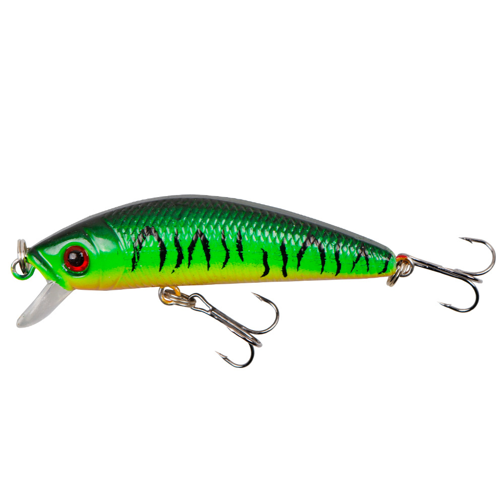 10 Colors Sinking Minnow Lures Shallow Diving Minnow Baits Bass Trout Fresh Water Fishing Lure