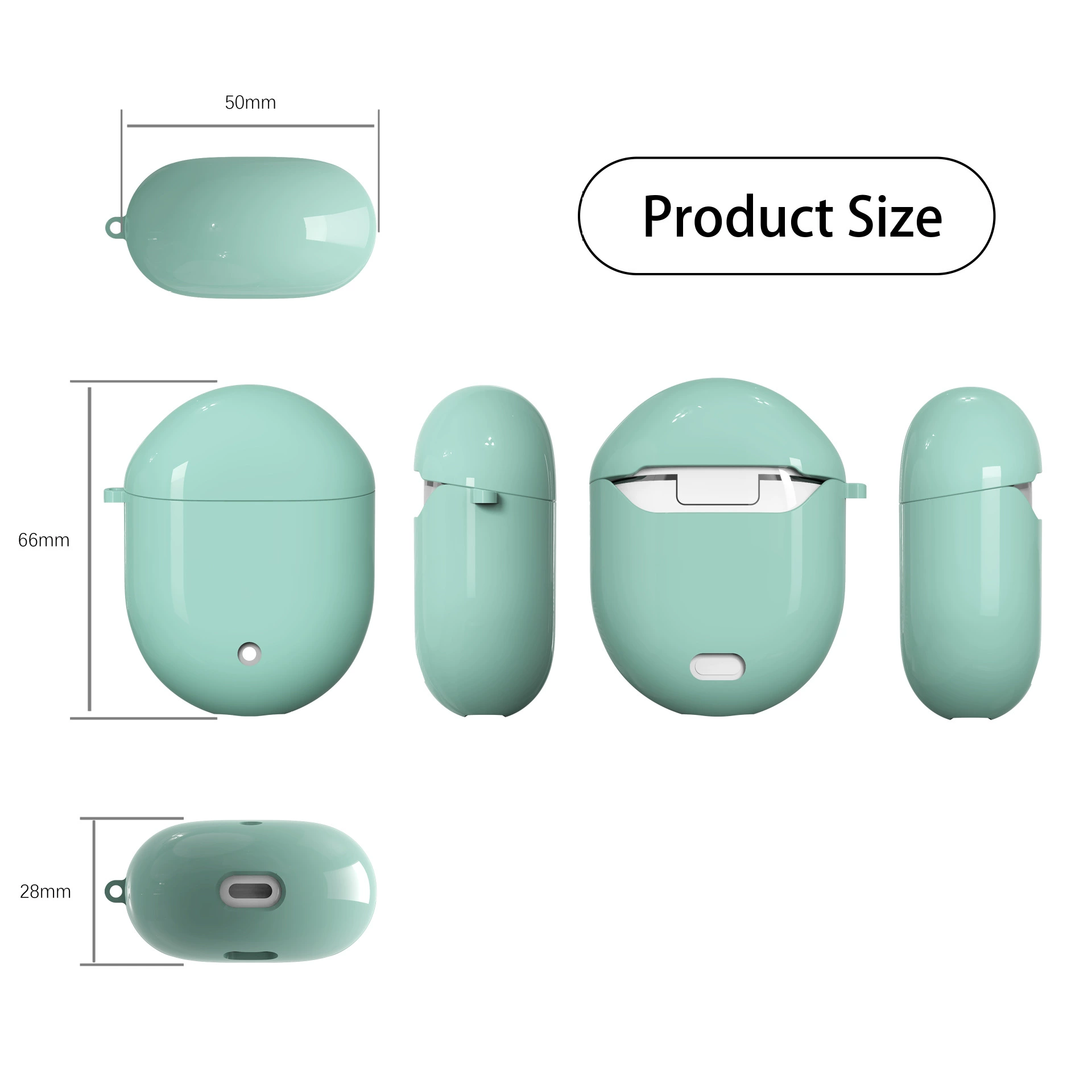 Google, compatible headphones, transparent protective case