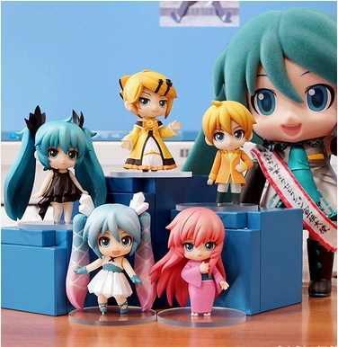 Аниме Hatsune Family MIKU 6 глубокое -море Хатсуне Девушка А Б два варианта глиняный ящик яйцо куклы