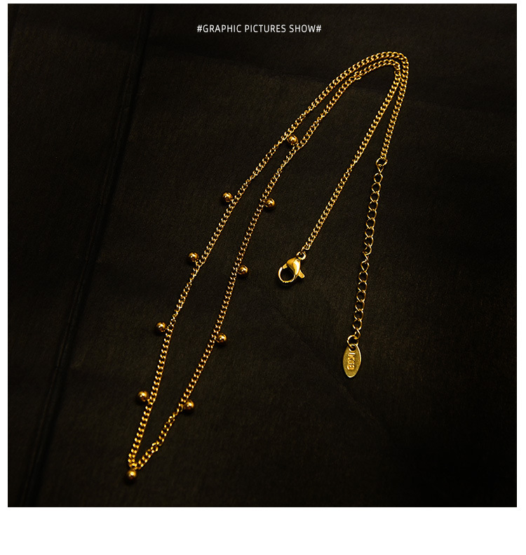 Korean Small Beads Clavicle Sexy Necklace Jewelry Hypoallergenic Wholesale Nihaojewelry display picture 6