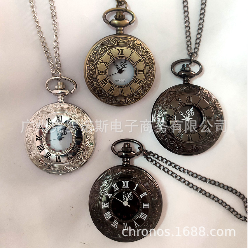 big retro pocket watch for elderly for men and women