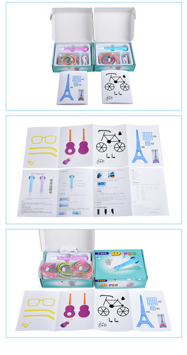 Factory Direct Supply Low Temperature 3D Printing Pen Low Temperature Doodle Pen Wireless Charging 3D Drawing Pen Early Education Children's Gift