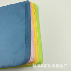 超細纖維高檔祥雲圖案眼鏡布 手機屏幕珠寶清潔布 批發可印LOGO