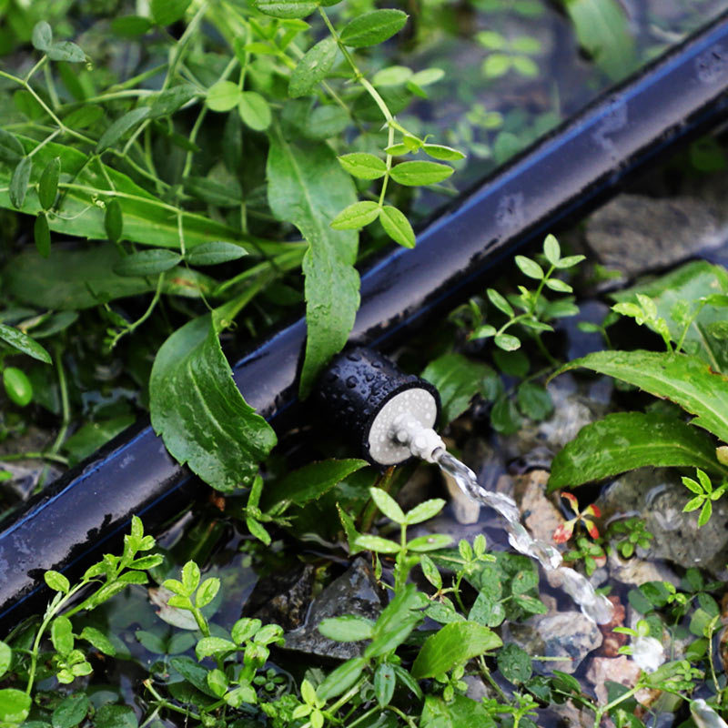 Estabilizador de flujo de lluvia gris goteo tubo de PE sistema de equipos de riego de jardín directo sin impuestos