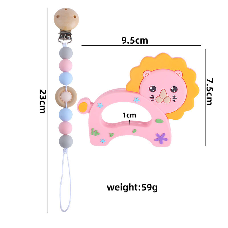 Bebé teether juguetes teether palo clásico coche de silicona chupete cadena anti-gota de la cadena de venta caliente teether traje