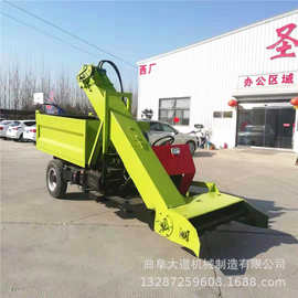 4立方清粪车图片 动物养殖清粪车 柴油三轮四轮清粪车