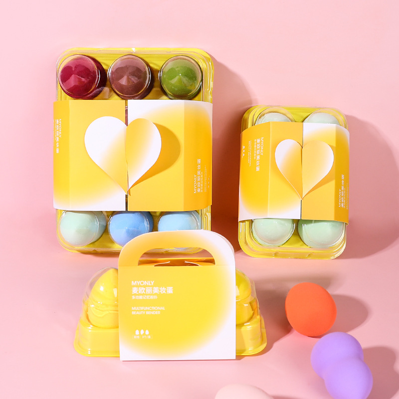 新品新款麦欧丽美妆蛋超软不吃粉化妆海绵粉扑气垫化妆球干湿两用