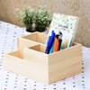 Table storage box from natural wood, wooden remote control, storage system, wholesale