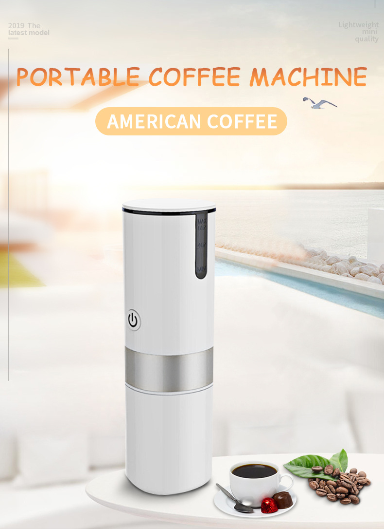 Portable Capsule Coffee Machine Stainless Steel Automatic American