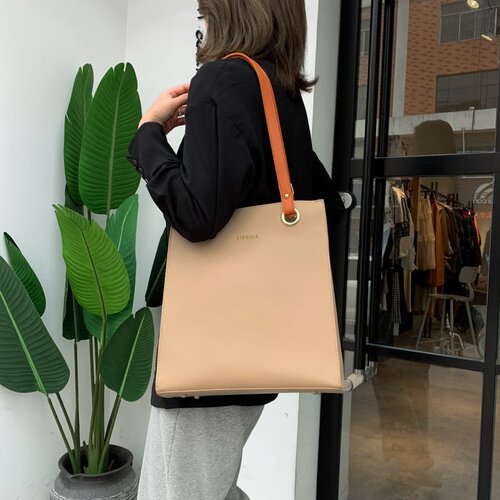 Cross-border wholesale  new Korean style trendy simple tote women's bag casual shoulder bag large capacity hand-held women's bag