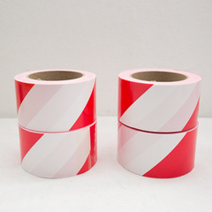 Source T warning tape plastic PE new material disposable caution barrier tape ribbed without words 100m red white yellow