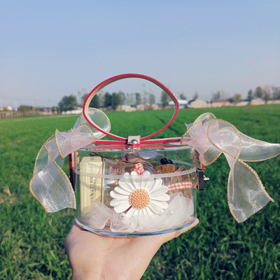 結婚伴手禮女伴娘婚禮透明亞克力禮盒閨蜜團手提實用創意生日禮物