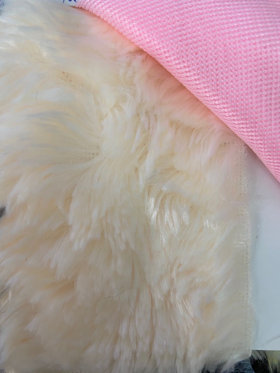 De alto peso 15 de lana semi-ligero elegante terciopelo suave de la felpa de la tela del juguete de textiles para el hogar alfombra de tela de la ropa super suave