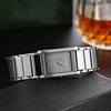 Square ultra thin quartz waterproof watch, 2020, Tungsten steel, Switzerland