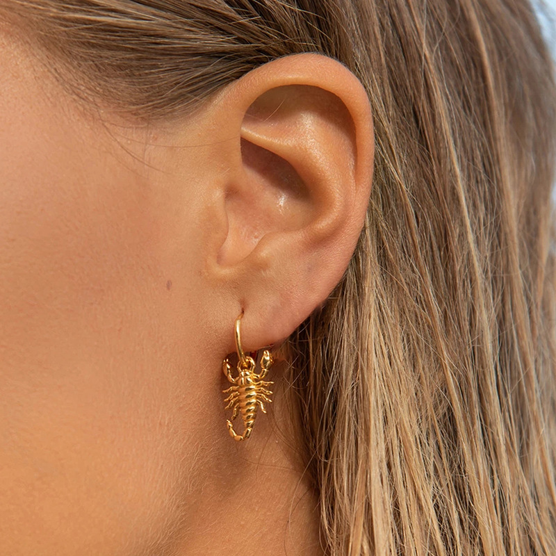 Alloy Scorpion Earrings display picture 1