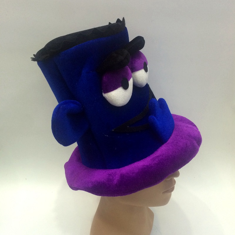 Monster Big-eyed Monster mocks you hat Flat-headed monster hat custom-made foreign trade export Shrek soft hat wholesale detail image 3
