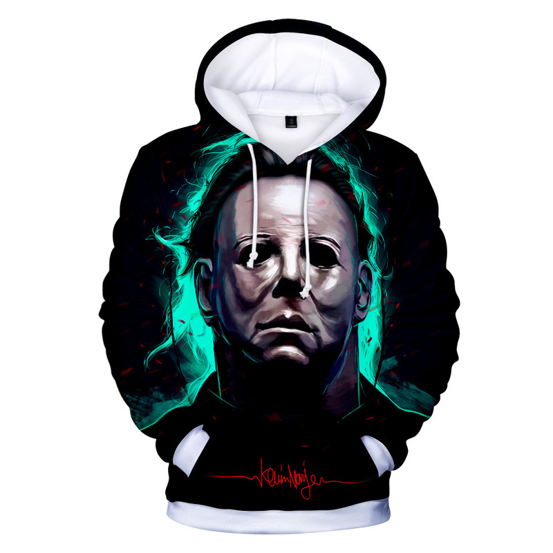 2020 Michael Myers Halloween Michael Myers Halloween Casual Hooded Sweatshirt 2020 Michael Myers Halloween Michael Myers Halloween Casual Hooded Sweatshirt