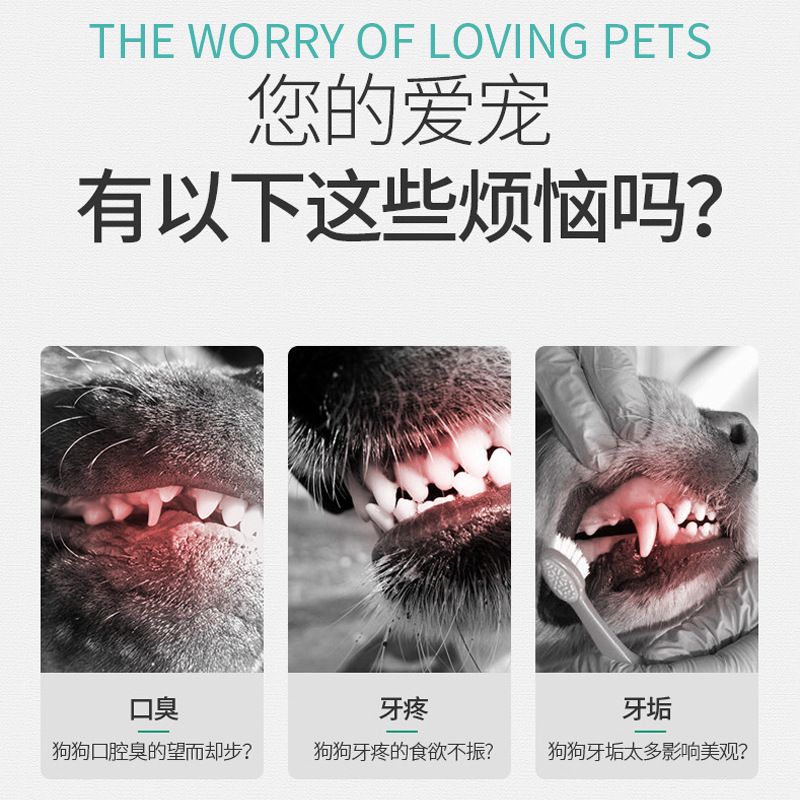 Pet Oral spray dientes desodorante spray eliminar el mal aliento del perro gato mascota limpieza spray aliento fresco