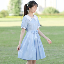 少女感元气连衣裙2020年夏季新款初高中学生韩版小清新夏装长裙子
