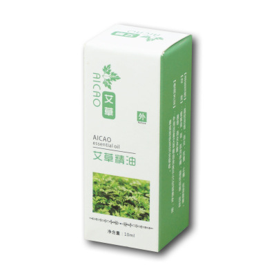 Leaves essential oil Unilateral argy wormwood essential oil whole body moxa sticks moxibustion Scraping oil Massage Oil 10ml OEM deep processing