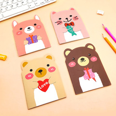 創意文具可愛小熊本子異形動物記事本卡通隨身本學生禮物獎品贈品