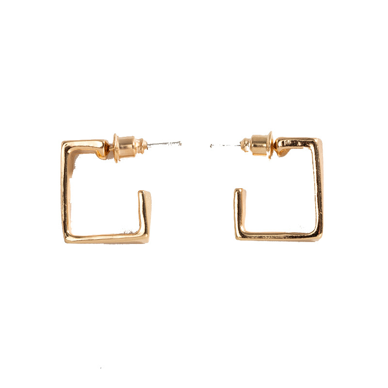 Fashion New Trendy Three-dimensional Geometric Simple Korean Small Earrings For Women display picture 5