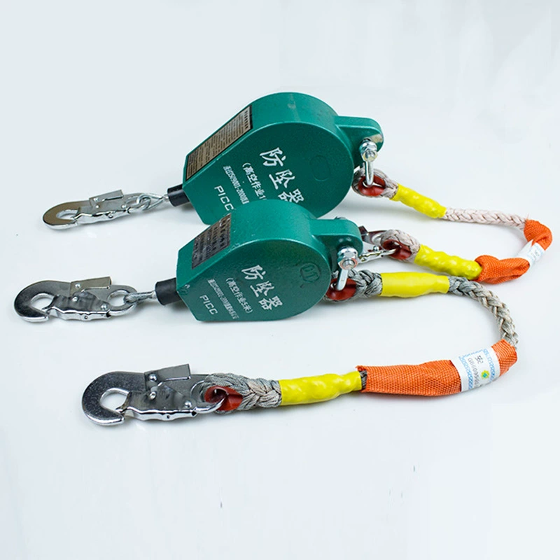 Разница скоростей анти-падение устройства 10 М20/30 м 50 М60 м башенный кран грузовая лестница человеческое тело самоблокирующееся высотное анти-падение устройство