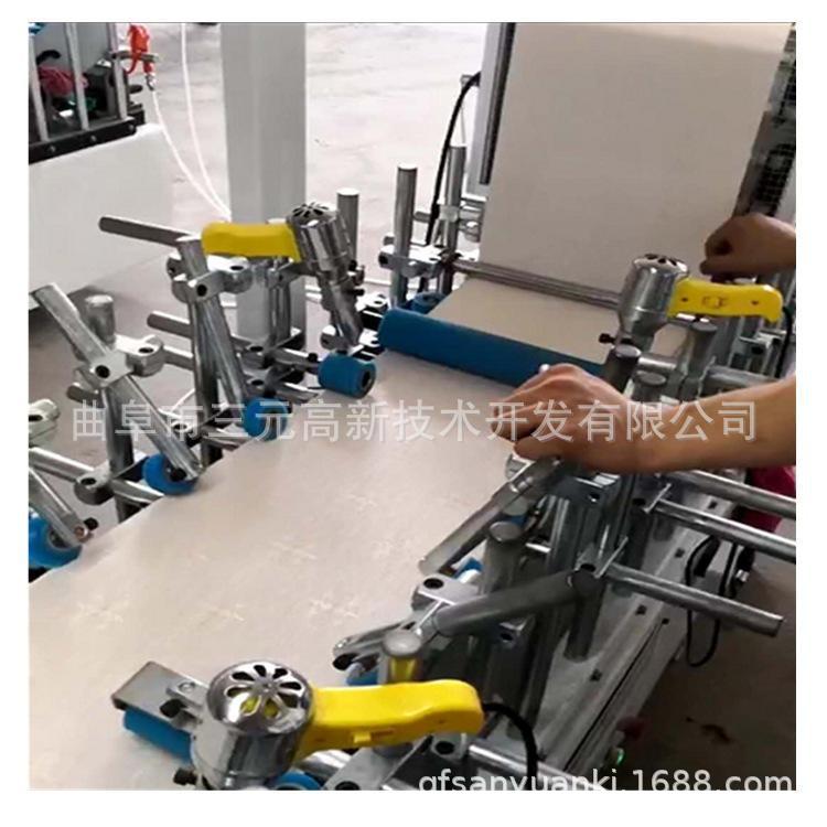 门套线门框包覆机 踢脚线条包覆机 pvc护角网格布滚胶包覆机