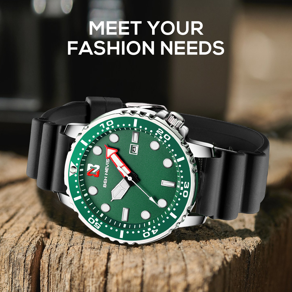 Title 22, Waterproof personality watch Experience freedom...