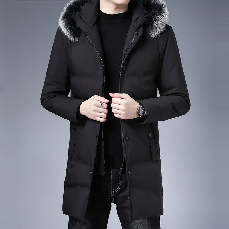 Careful 2020 winter new pattern Brand Men public Fit Men's Long Plush Down Jackets Down Male