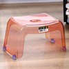 machining customized children transparent Plastic stool thickening household Bathroom stool kindergarten Wooden bench baby Plastic chairs