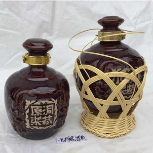 Longchang Оптовая дао дао дает фунт скрытой винной бутылки 1 кот керамических винных бутылок земляной керамический винный дракон и бутылку с фениксом