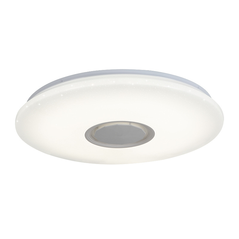 跨境亞馬遜LED圓形吸頂燈遙控智能藍(lán)牙音樂燈48W臥室燈客廳燈燈飾