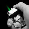 Fashionable windproof keychain, protection buckle, multifunctional machine, flashlight