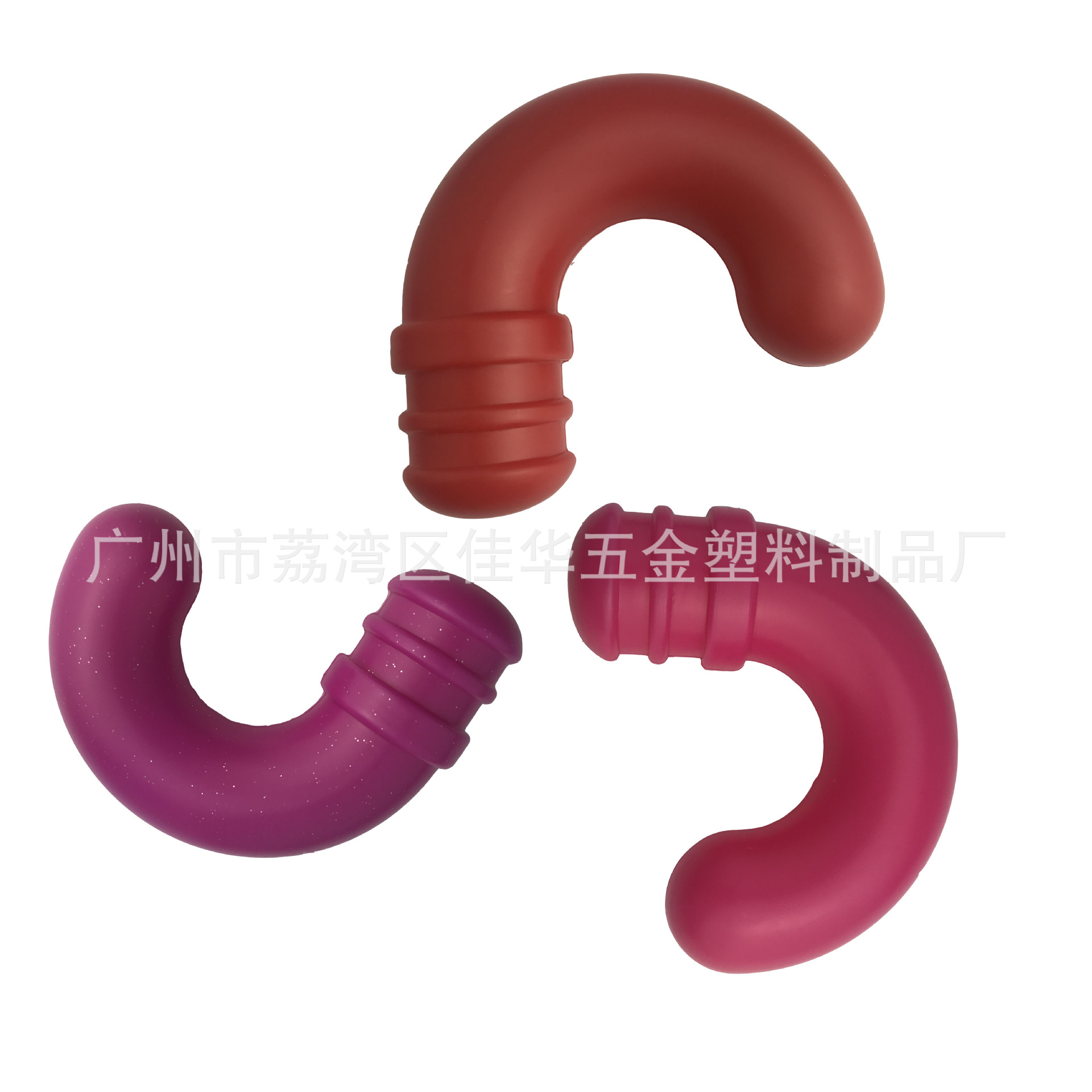 热销心形头塑料管 透明包装拐杖管 圣诞礼品包装管