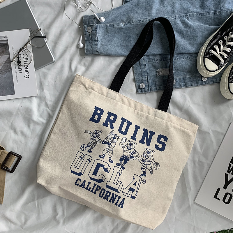 Nueva gran capacidad bolsa de lona de hombro de las mujeres de estilo japonés ulzzang chica suave lindo anime viaje bolsa de yoga ins