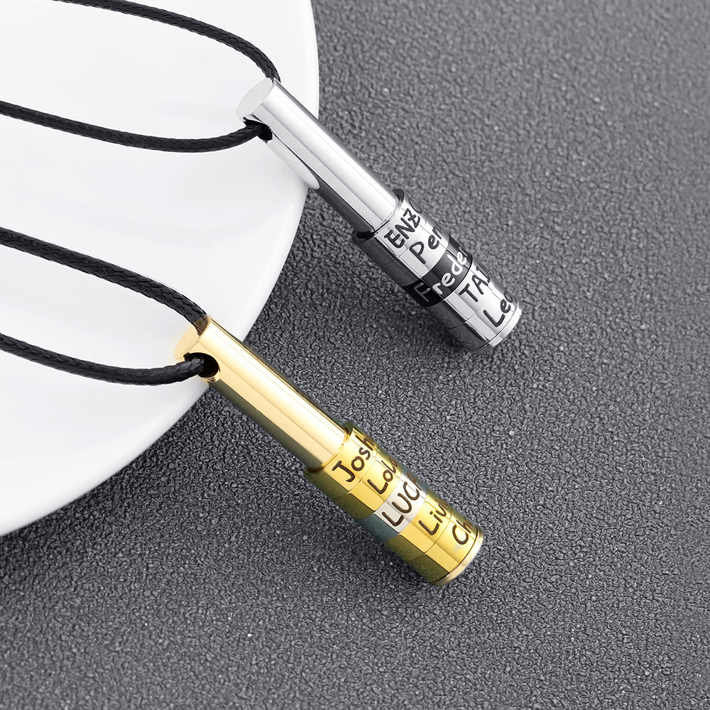 Necklace Event & Party Supplies Fashion Solid Color Stainless Steel Pendant Necklace Stainless Steel Necklaces