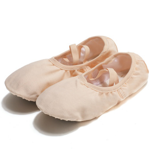 Эластичная детская спортивная обувь для йоги, танцующие балетки, мягкая подошва