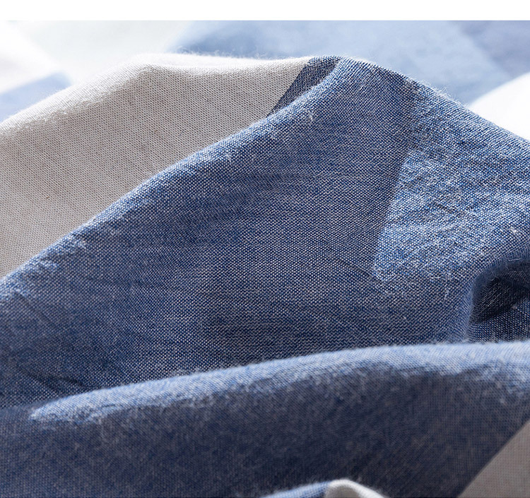 Washed Cotton Bedding Set Duvet Cover And Pillowcase Autumn Winter_voghion.com