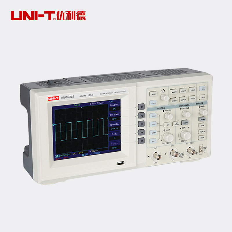 优利德双通道数字示波器200M带宽UTD2062CE/UTD2102CE/UTD2202CE