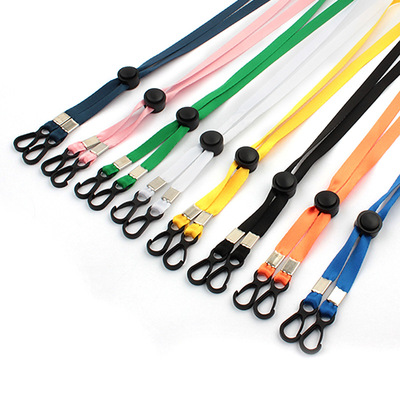 工厂定制防勒口罩挂绳成人儿童防丢面罩绳可调节长短面具挂绳长度|ms