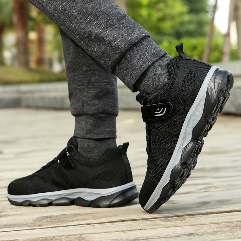 2020秋季老人鞋女休閑健步鞋中老年爸爸鞋女運動鞋輕便防滑媽媽鞋