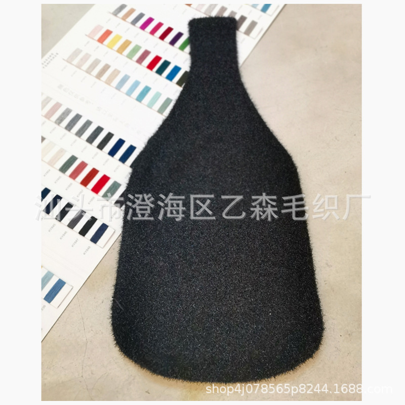 新款时尚个性水壶包单肩包酒瓶包羊毛针织羊毛包休闲女玻璃纱面料
