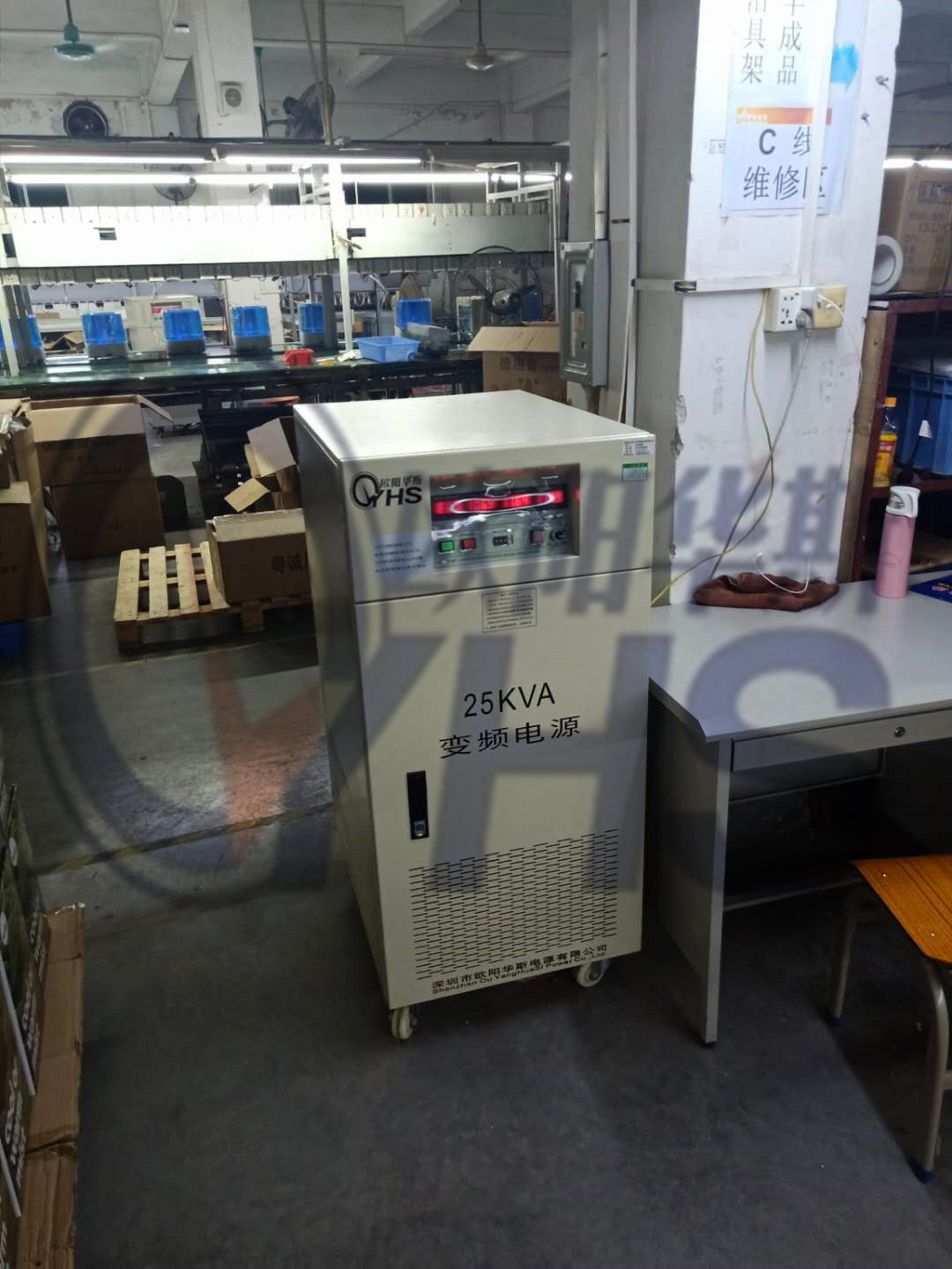 �Ͽͻ��ع���������25KVA��Ƶ��Դ|220V/60HZ���|���Լ�ʪ��|