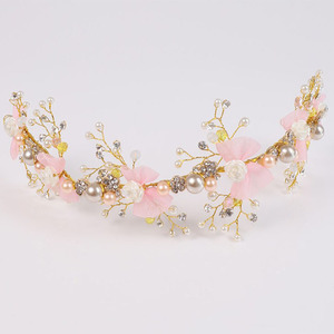 Hairpin hair clip hair accessories for women crystal headdress bow hair ornament alloy pearl water diamond crown dress accessories