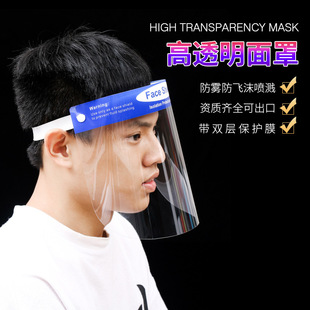 SPOT PET High -Definition Прозрачная защитная маска против защиты от защиты от ффога, дождь и экрана с двойной масками против